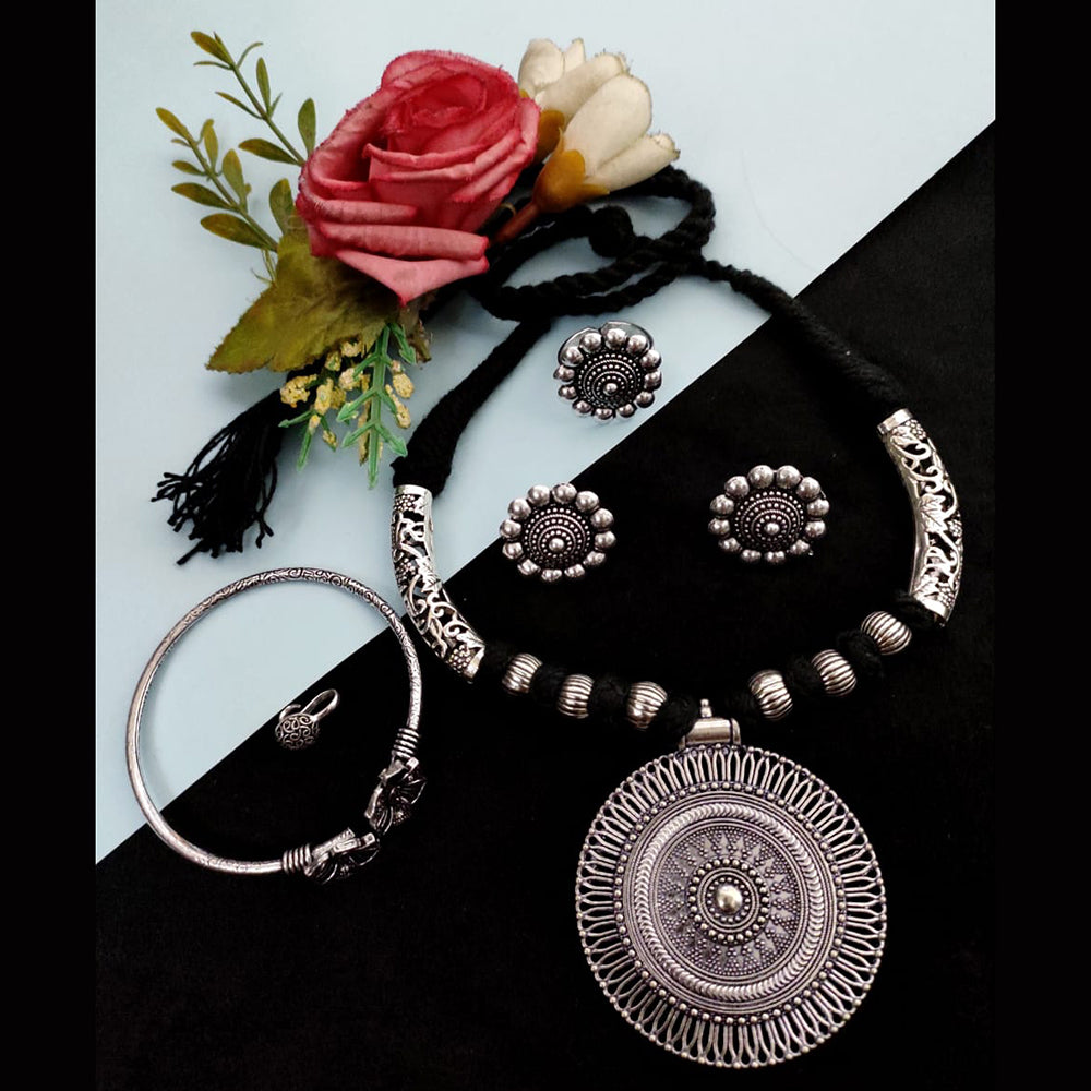 Vaamika Oxidized Plated Jewellery Combo