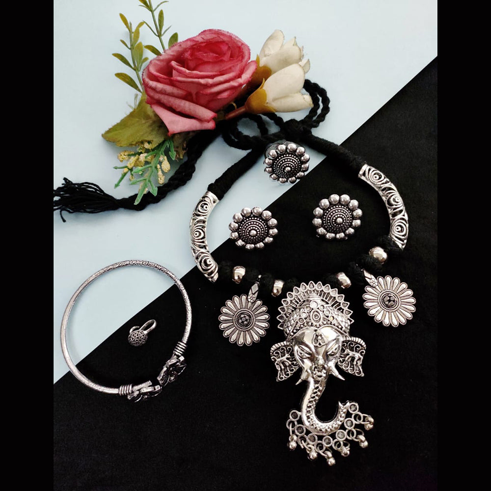 Vaamika Oxidized Plated Jewellery Combo