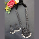 Oxidised Plated Kundan Stone Necklace Set