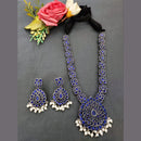 Oxidised Plated Kundan Stone Necklace Set