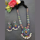 Oxidised Plated Kundan Stone Necklace Set