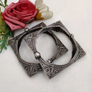 Oxidized Plated Screw Bangles