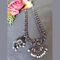 Pota Stone Oxidized Plated Necklace Set