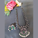 Pota Stone Oxidized Plated Necklace Set