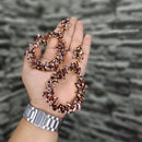 Gold Plated Crystal Stone Dangler Earrings