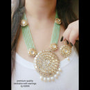 Vaamika Gold  Plated Kundan Stone Long Haram Necklace Set