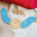 Vaamika Pearl And Beads Choker Necklace Set