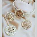 Vaamika Gold Plated Kundan Stone Choker Necklace Set
