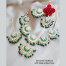 Vaamika Gold Plated Kundan Stone & Beads Choker Necklace Set