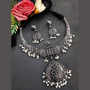 Vaamika Oxidised Plated Choker Necklace Set
