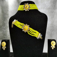 Vaamika Gold Plated Kundan Stone Jewellery Combo