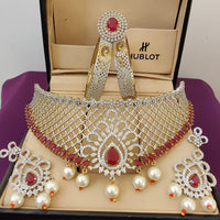 Vaamika Gold Plated Ad Stone Jewellery Combo