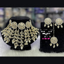 Vaamika Gold Plated Kundan Stone Choker Necklace Set
