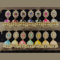 Shagna  Kundan & Meenakari Jhumki