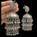 Matchit Oxidised Plated Jhumkis Earrings - JW-10681012OX