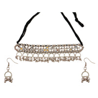 Bhavi Jewels Gold Plated Mirror Necklace Set