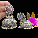 Blythediva Pack Of 3 Oxidized Jhumkis Earrings