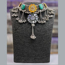 Blythediva Oxidized Plated Necklace Set