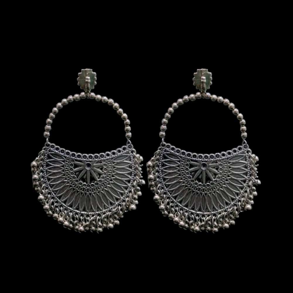Blythediva Oxidised Plated Dangler Earrings