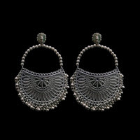 Blythediva Oxidised Plated Dangler Earrings