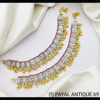 H K Fashion Gold Plated Payal