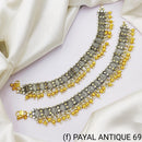 H K Fashion Gold Plated Payal