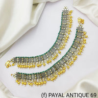 H K Fashion Gold Plated Payal