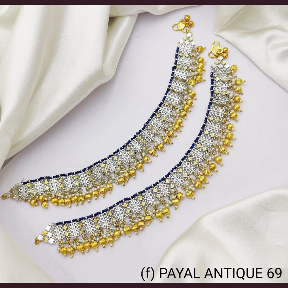 H K Fashion Gold Plated Payal