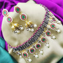 H K Fashion Crystal Stone Necklace Set