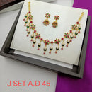 H K Fashion Gold Plated Choker Necklace Set