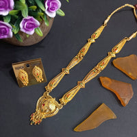 H K Fashion Gold Plated Necklace Set 
