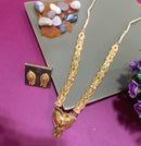 H K Fashion Gold Plated Necklace Set 
