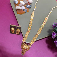 H K Fashion Gold Plated Necklace Set 