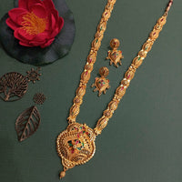 H K Fashion Gold Plated Necklace Set 