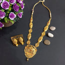 H K Fashion Gold Plated Necklace Set 