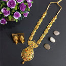 H K Fashion Gold Plated Necklace Set 