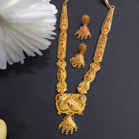H K Fashion Gold Plated Necklace Set 