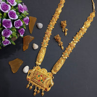 H K Fashion Gold Plated Necklace Set 