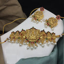 H K Fashion Gold Plated Pota Stone Necklace Set