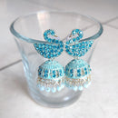 H K Fashion Swarovski Diamond  Jhumki Earrings