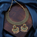 India Art Gold Plated Pearl Necklace Set