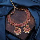 India Art Gold Plated Pearl Necklace Set