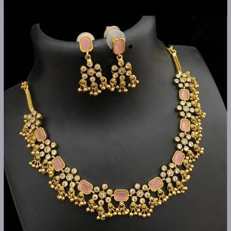 India Art Gold Plated Necklace Set