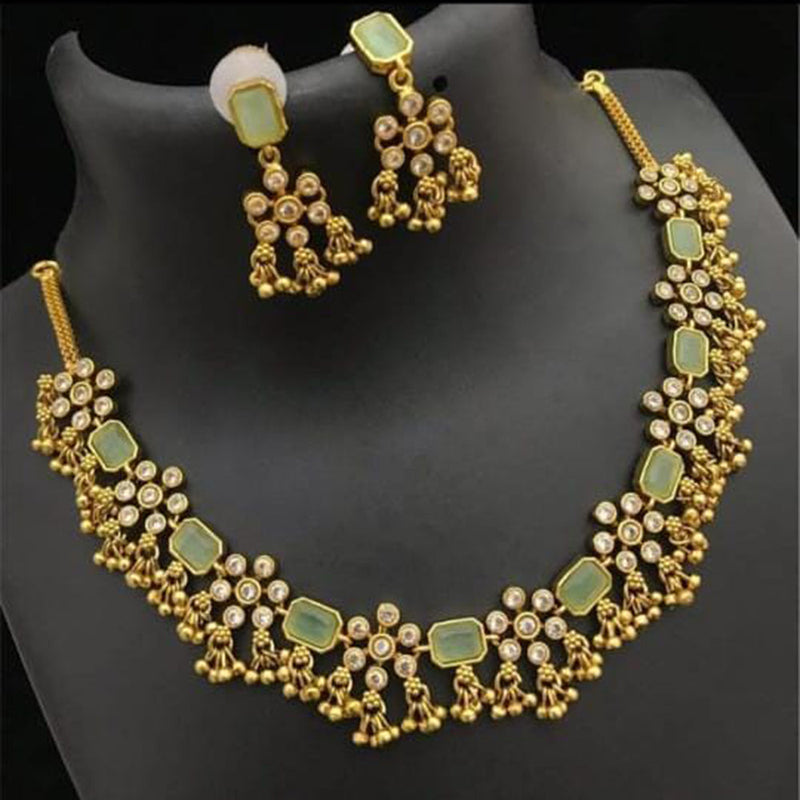 India Art Gold Plated Necklace Set