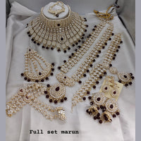 India Art Gold Plated Kundan Bridal Set