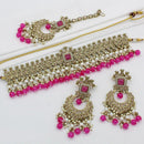 India Art  Crystal Stone Choker Necklace Set