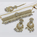 India Art  Crystal Stone Choker Necklace Set