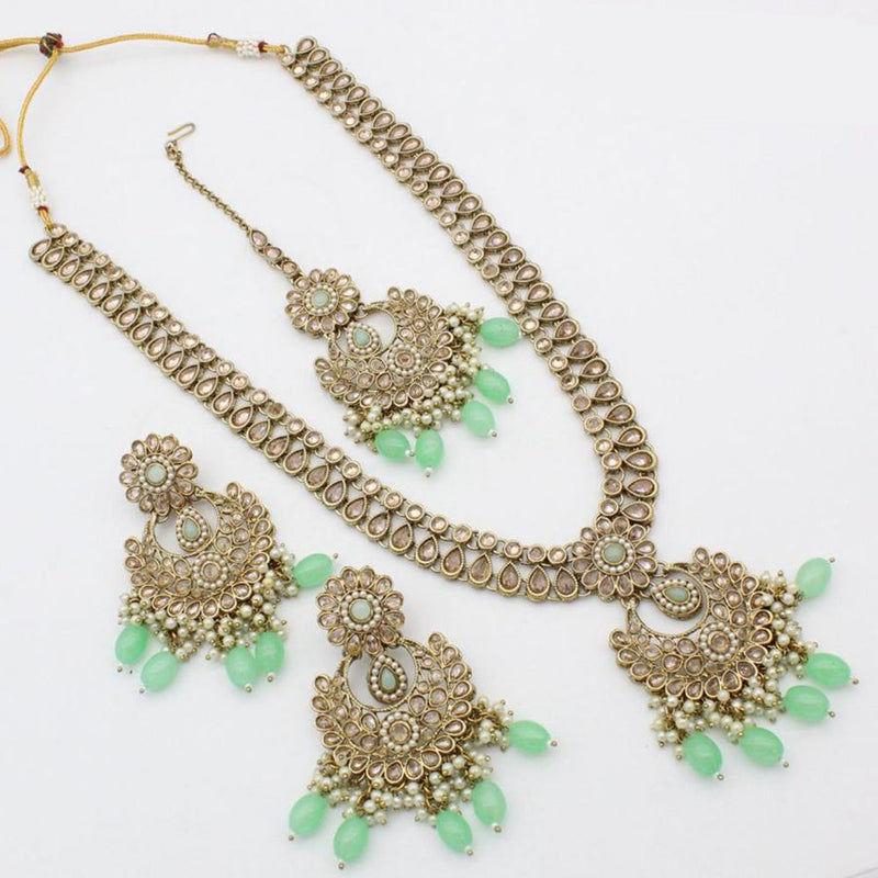 India Art  Crystal Stone Necklace Set