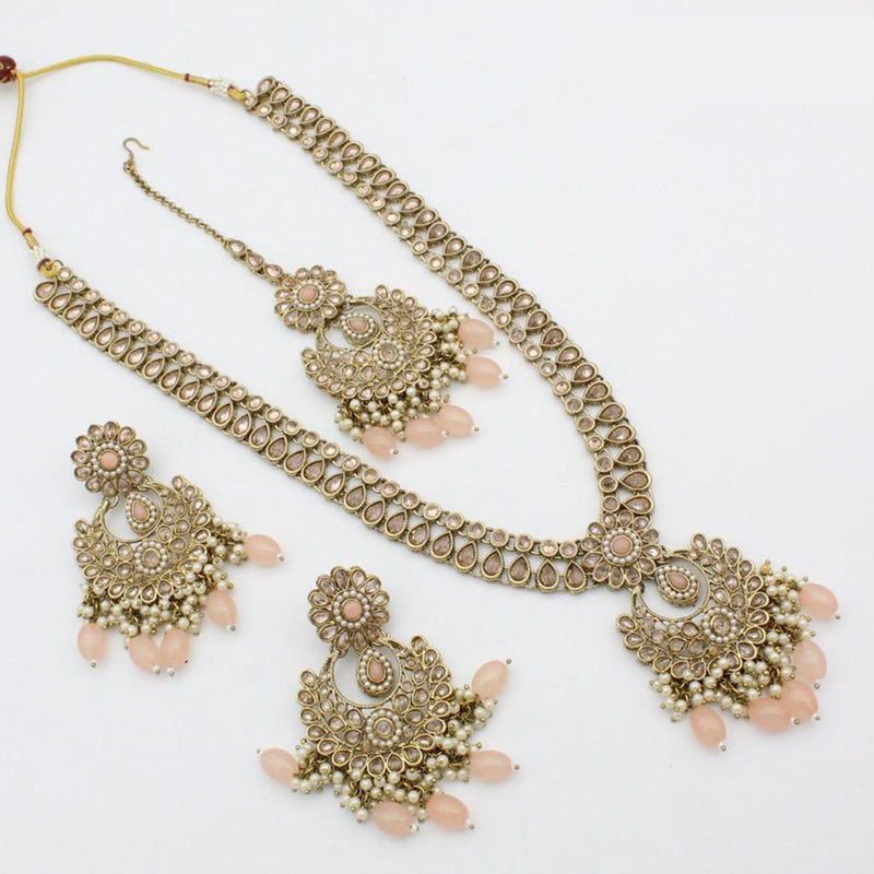 India Art  Crystal Stone Necklace Set