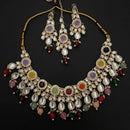 India Art Gold Plated Kundan Necklace Set